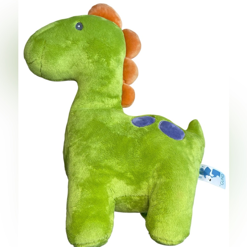 Baby Gund Green Dinosaur Plush Toy